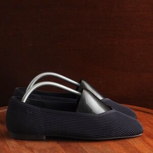 Vivaia Flats Womens SZ EU 41.5 US 10 Blue Margot 2.0 Square Toe Comfort Shoes